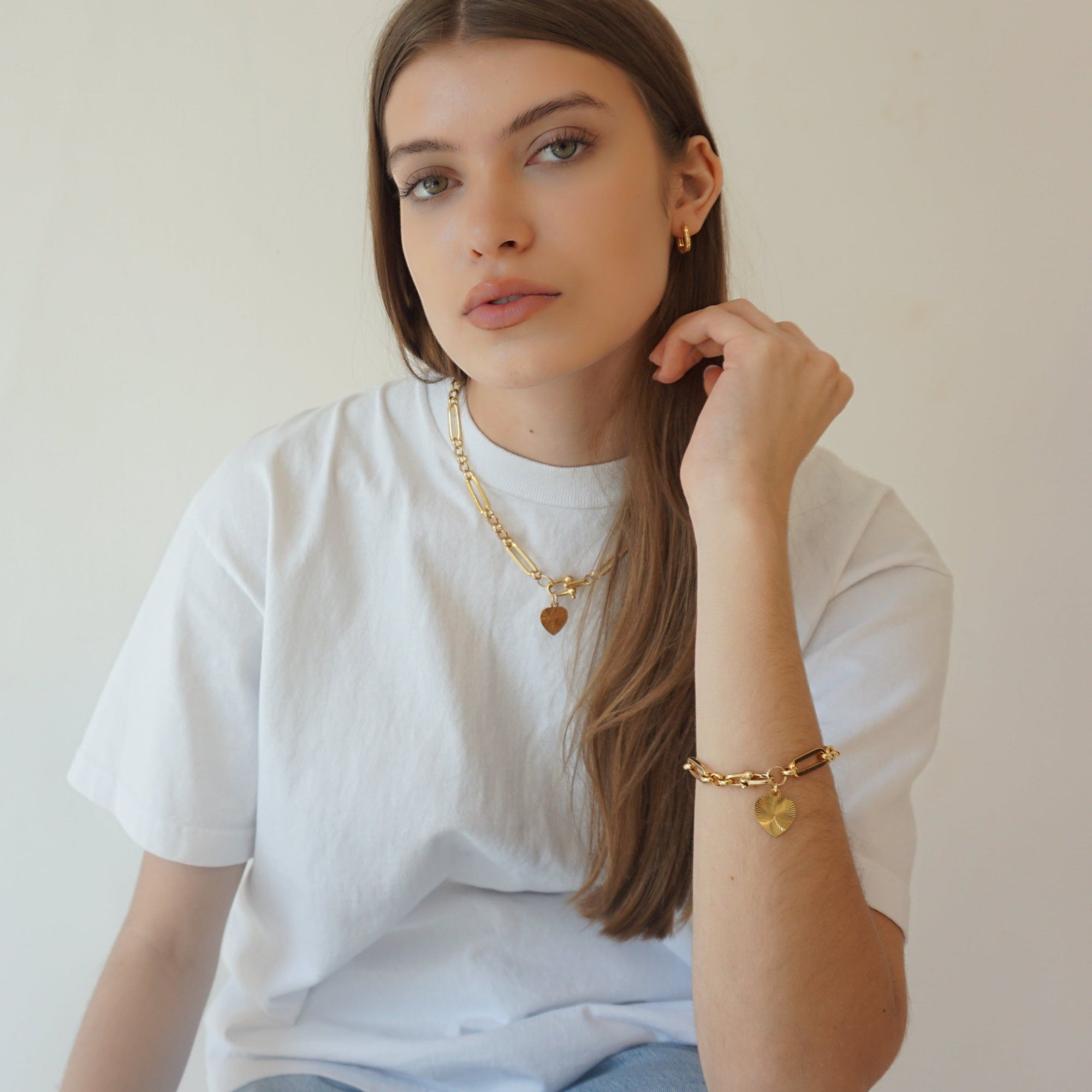 Isla Heart Necklace by Erin Fader Jewelry