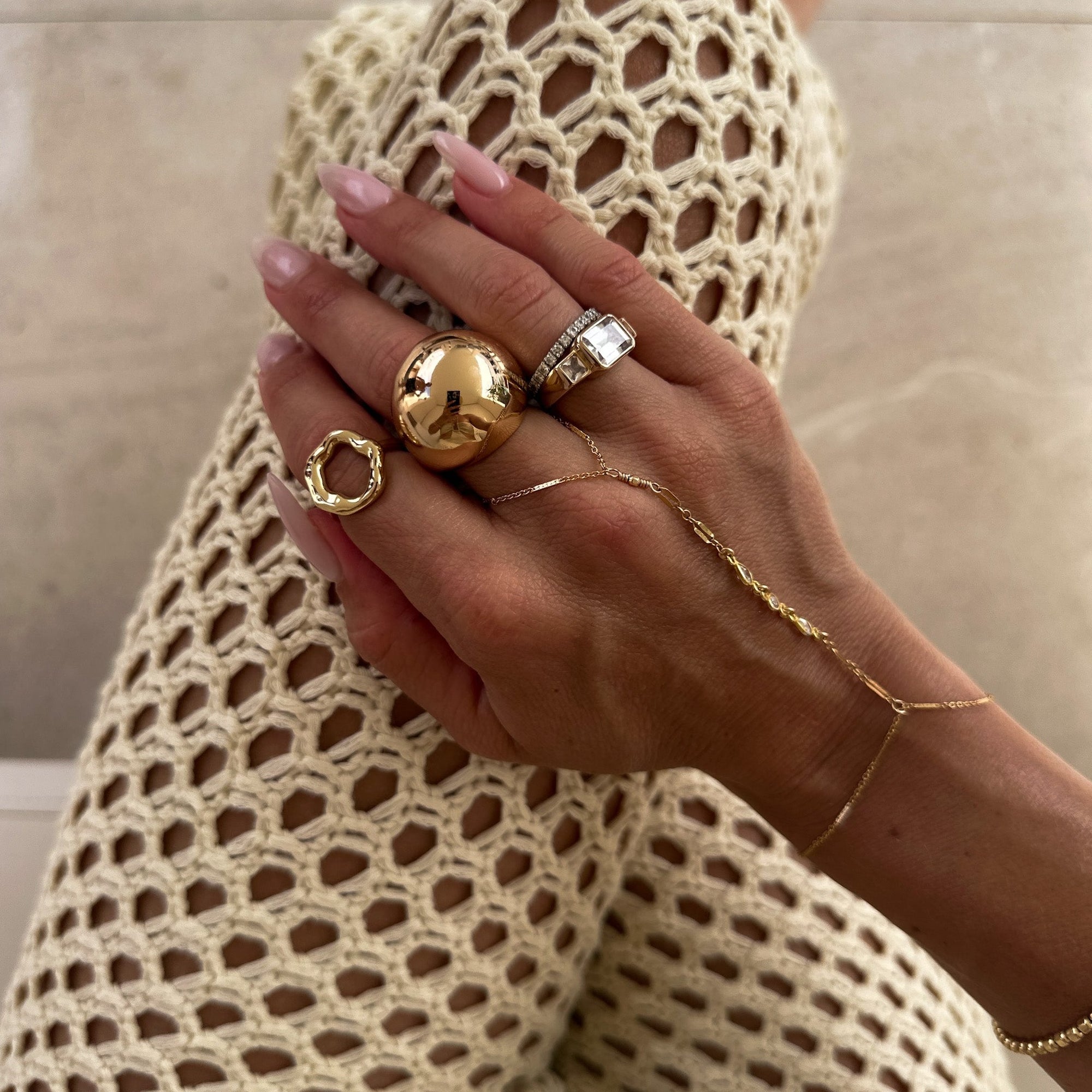 The Nicole Hand Chain by Erin Fader Jewelry