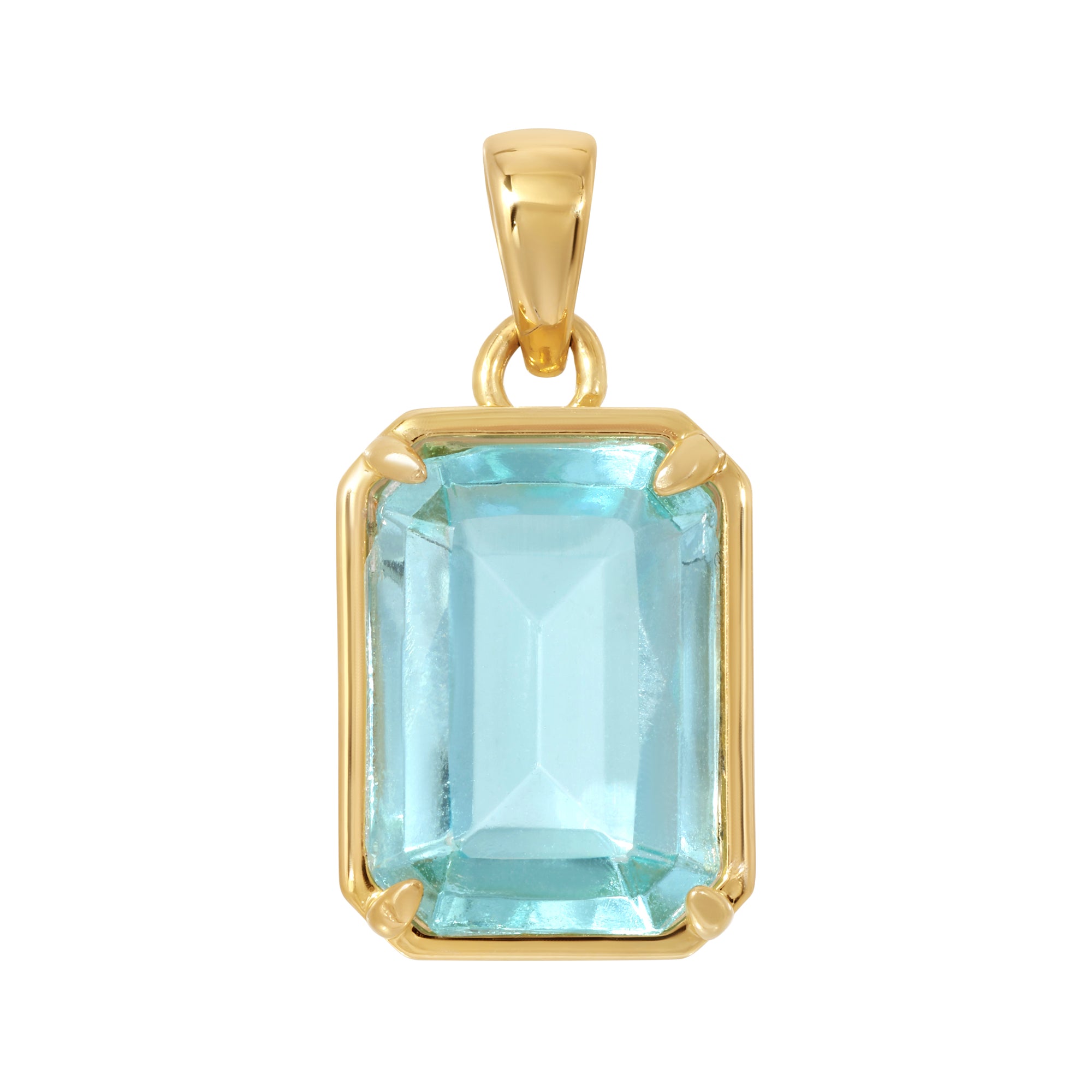 The Nora Pendant - Aquamarine by Erin Fader Jewelry