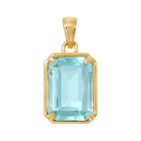 The Nora Pendant - Aquamarine by Erin Fader Jewelry