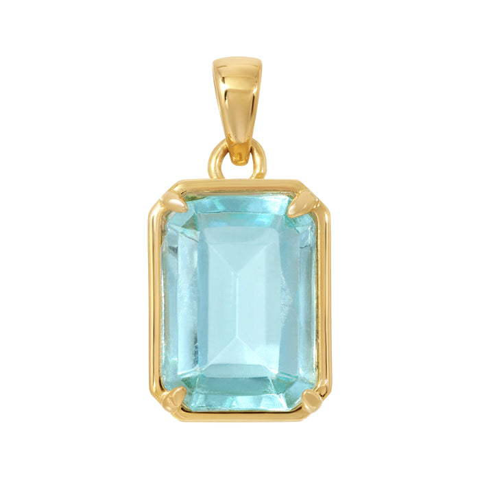 Aqua Veil Pendant by Erin Fader Jewelry
