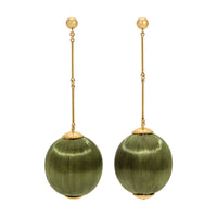 Paris Silk Sphere Earrings by Erin Fader Jewelry