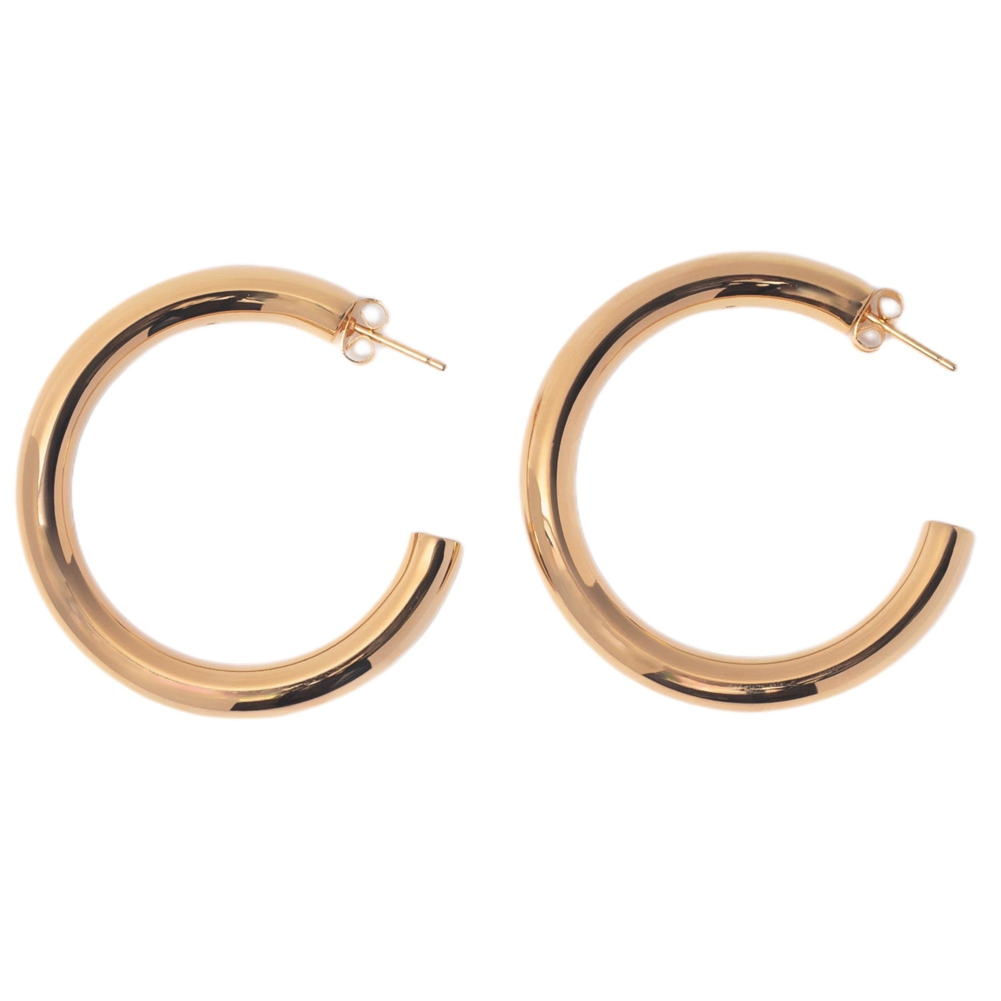 Extra Golden Hoops - Grande from Erin Fader Jewelry