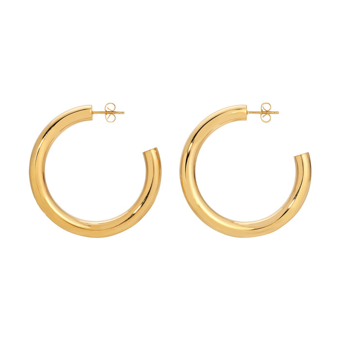 Extra Golden Hoops - Grande from Erin Fader Jewelry