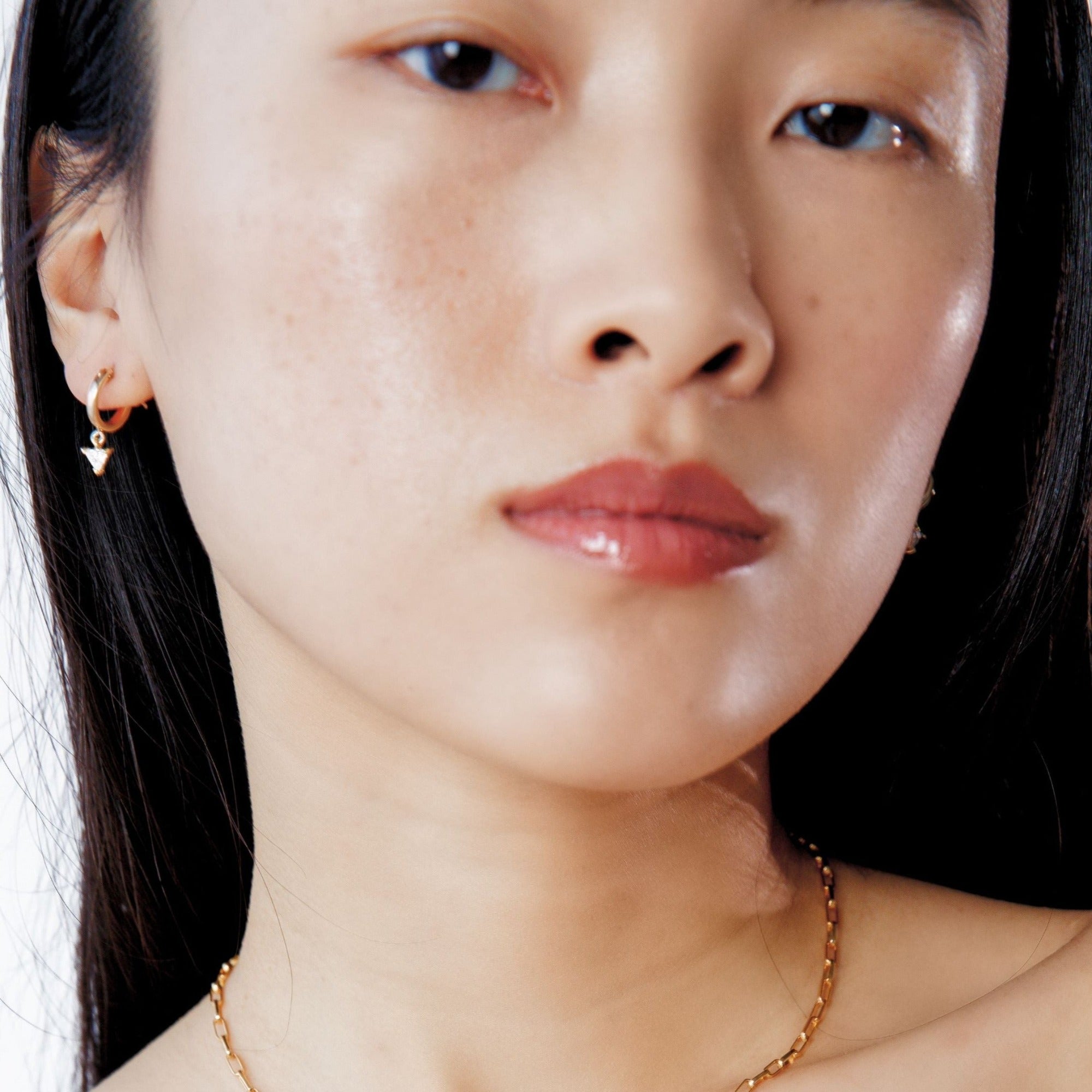 On Point Huggie Hoops by Erin Fader Jewelry