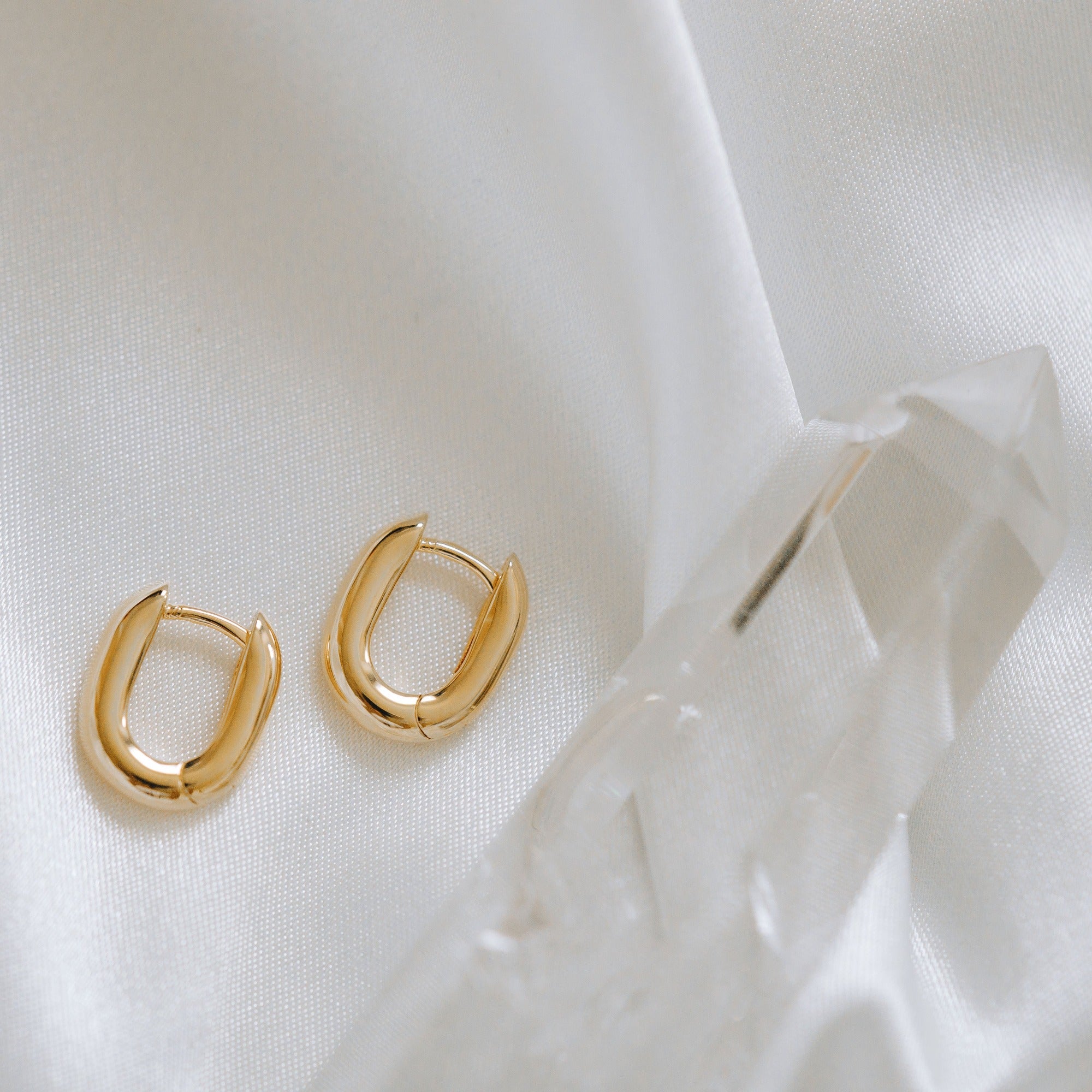 Icon Oval Hoops - Petite by Erin Fader Jewelry