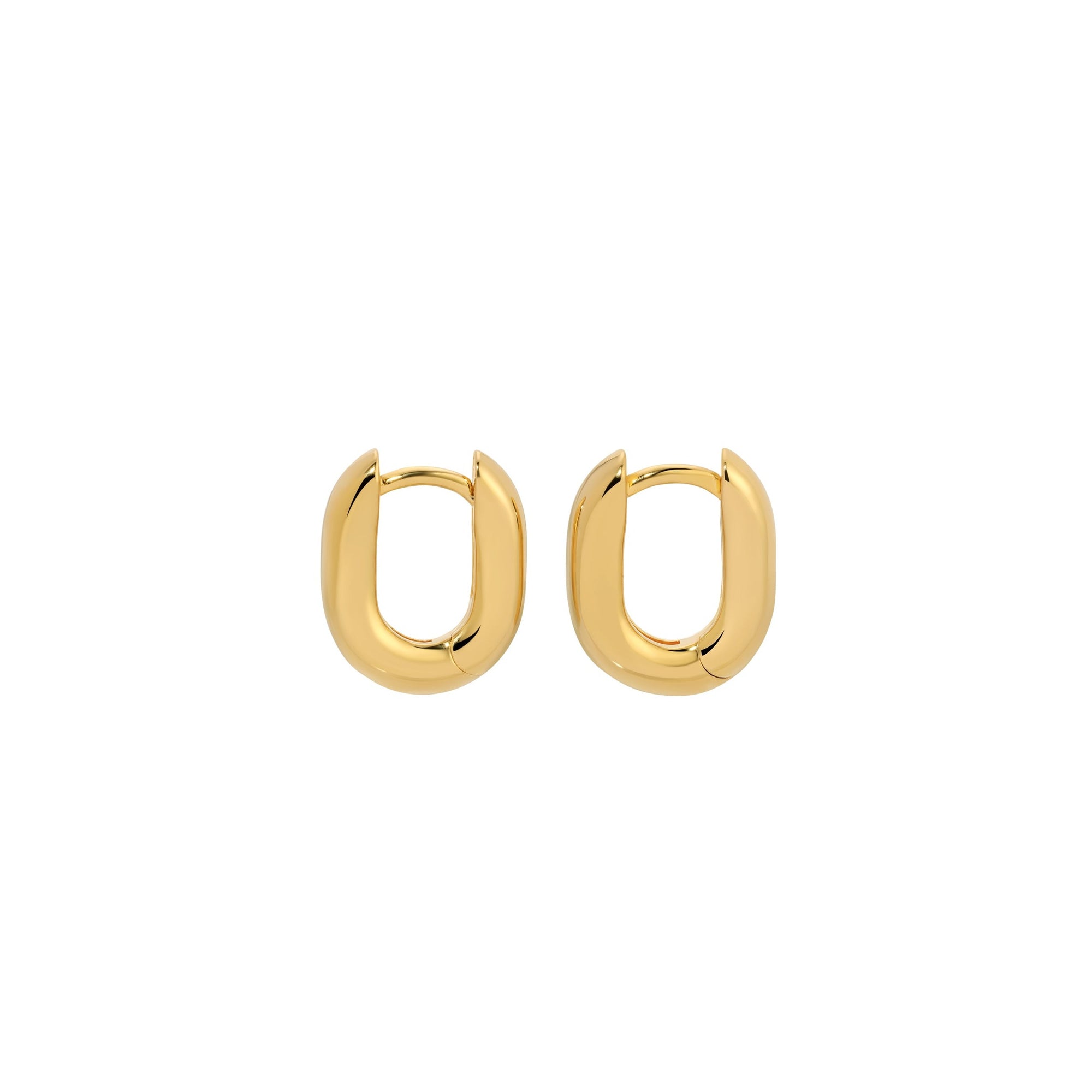Icon Oval Hoops - Gold Petite by Erin Fader Jewelry