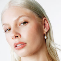Promise Pearl Drop Earrings by Erin Fader Jewelry