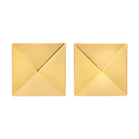 Pyramid Studs - Gold Grande by Erin Fader Jewelry