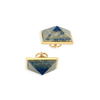 Pyramid Studs - Lapis Grande by Erin Fader Jewelry