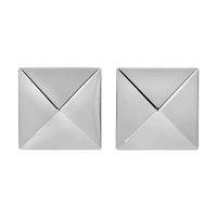 Pyramid Studs - Silver Grande by Erin Fader Jewelry
