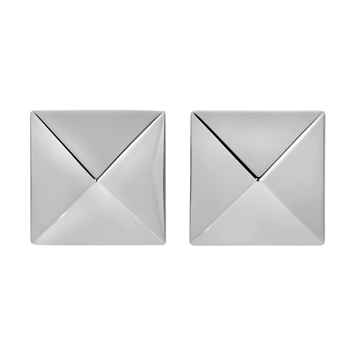 Pyramid Studs - Silver Grande by Erin Fader Jewelry