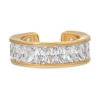 The Bezel Ear Cuff by Erin Fader Jewelry