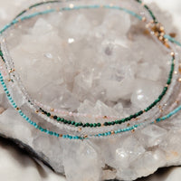 Labradorite Gemstone Beaded Choker by Erin Fader Jewelry