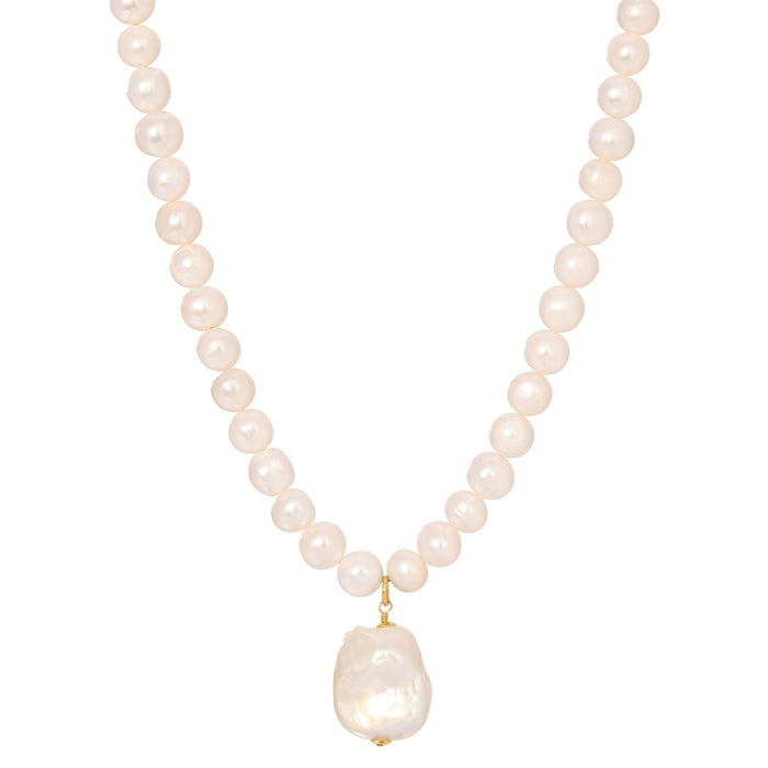 Riviera Pearl Necklace by Erin Fader Jewelry