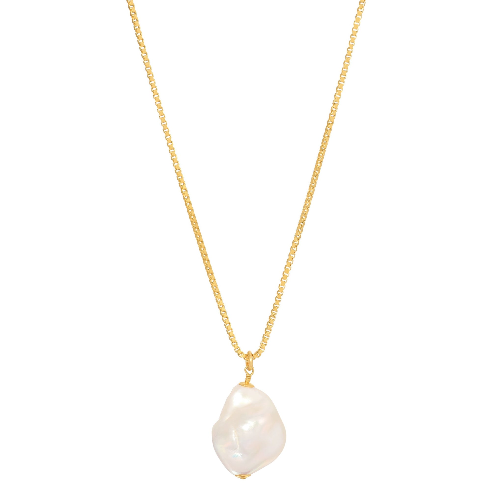 Riviera Pendant Pearl Necklace by Erin Fader Jewelry