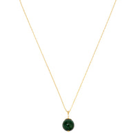 Have a Ball Necklace - Malachite by Erin Fader Jewelry