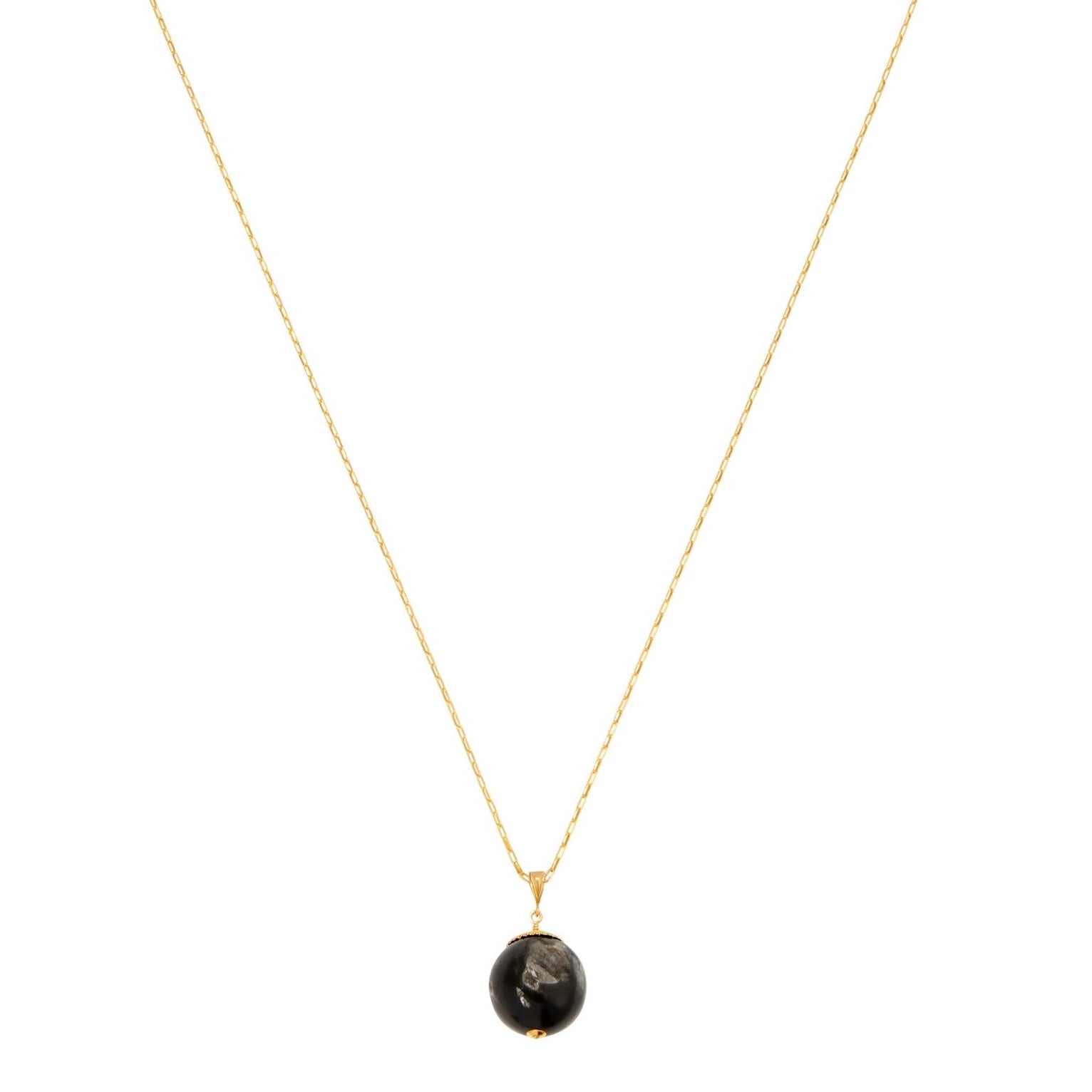 Have a Ball Necklace - Smoky Quartz by Erin Fader Jewelry