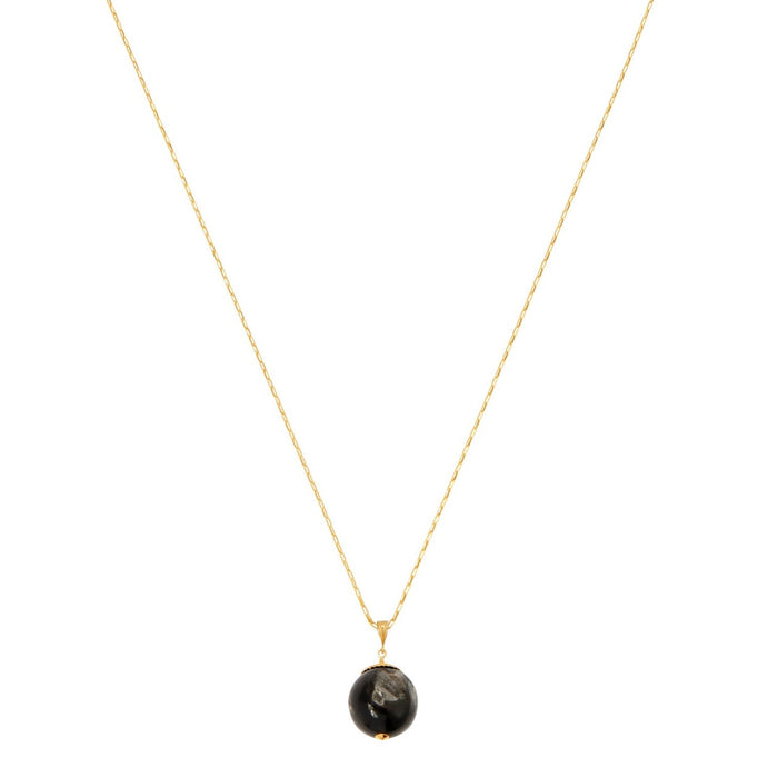 Have a Ball Necklace - Smoky Quartz by Erin Fader Jewelry