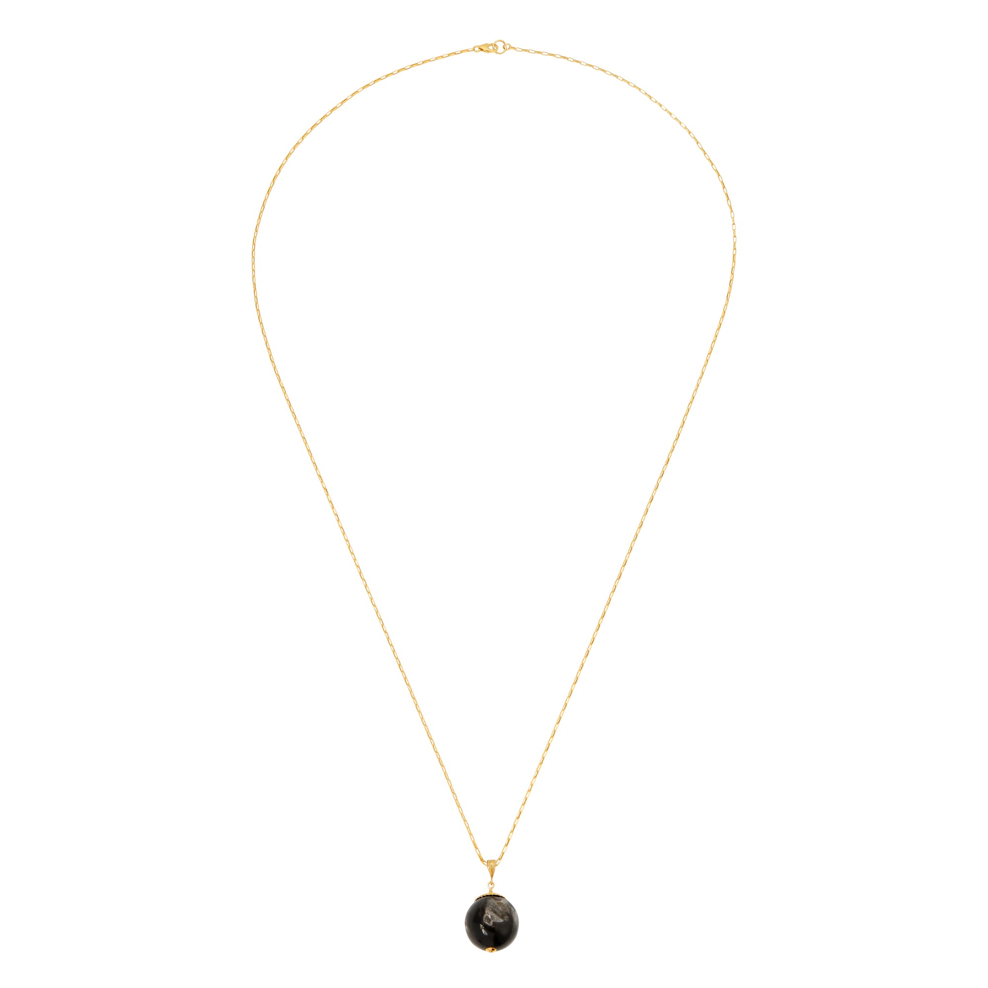 Have a Ball Necklace - Smoky Quartz by Erin Fader Jewelry