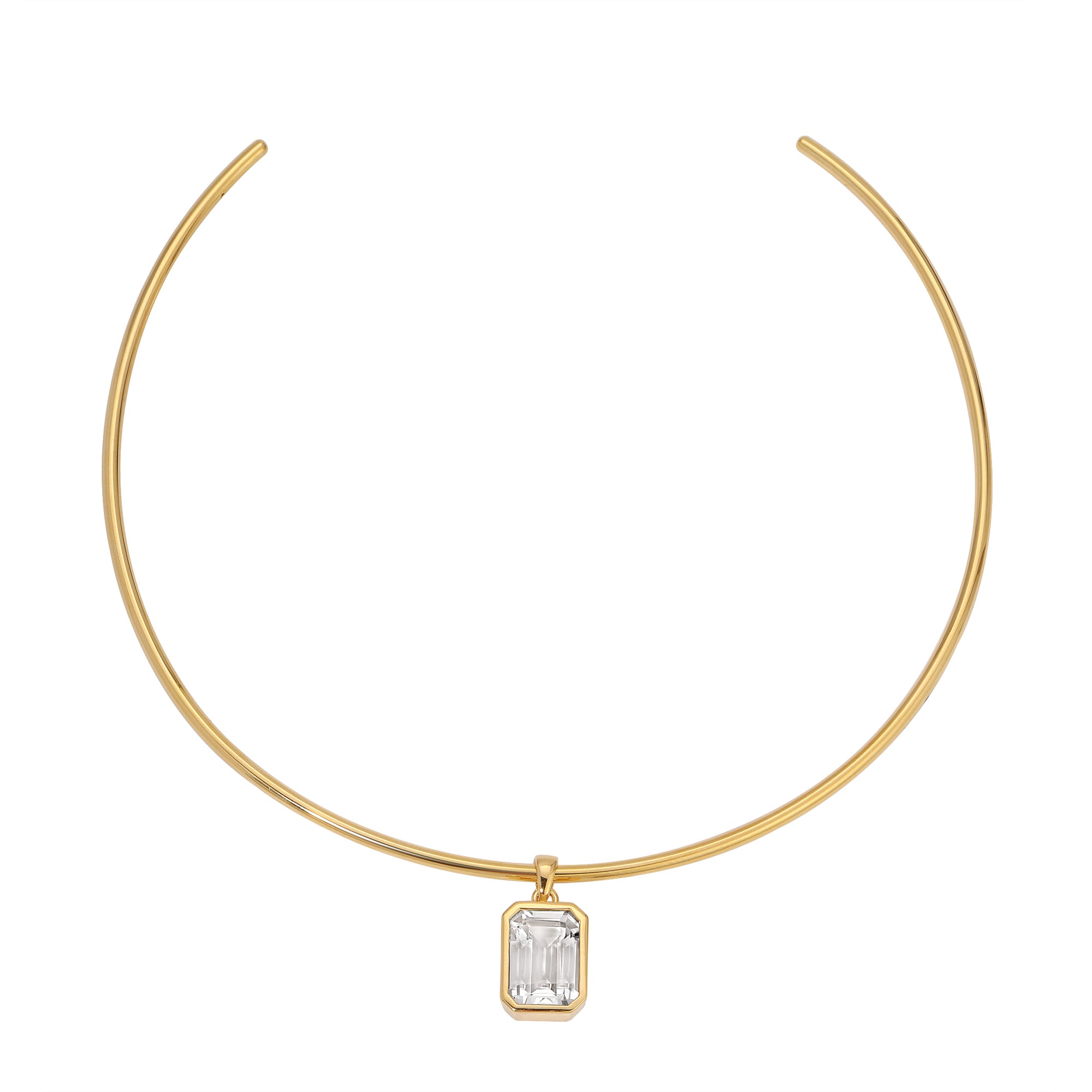 The Halo Collar with Nora Pendant by Erin Fader Jewelry