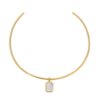 The Halo Collar with Nora Pendant by Erin Fader Jewelry