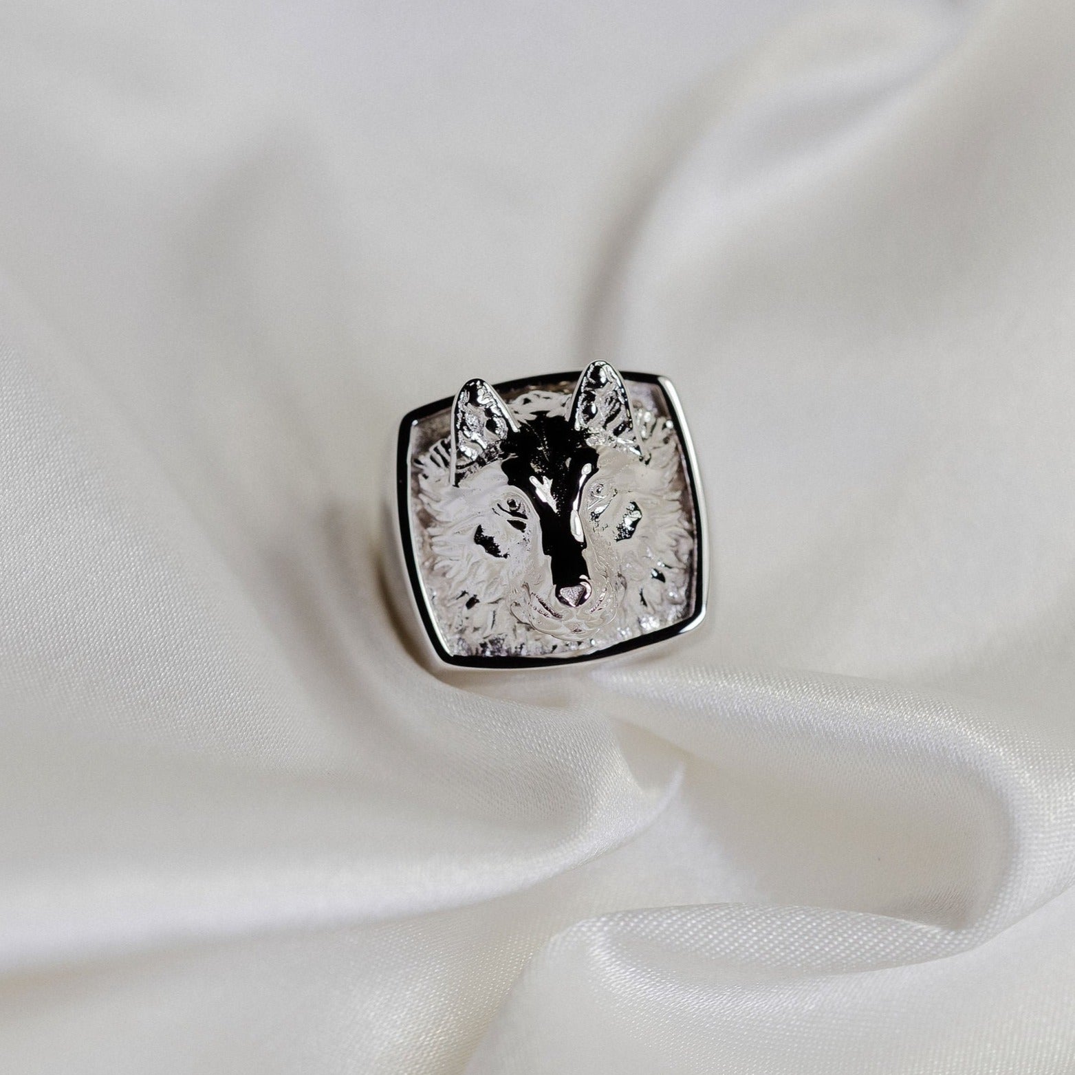 Lone Wolf Ring - Sterling Silver by Erin Fader Jewelry