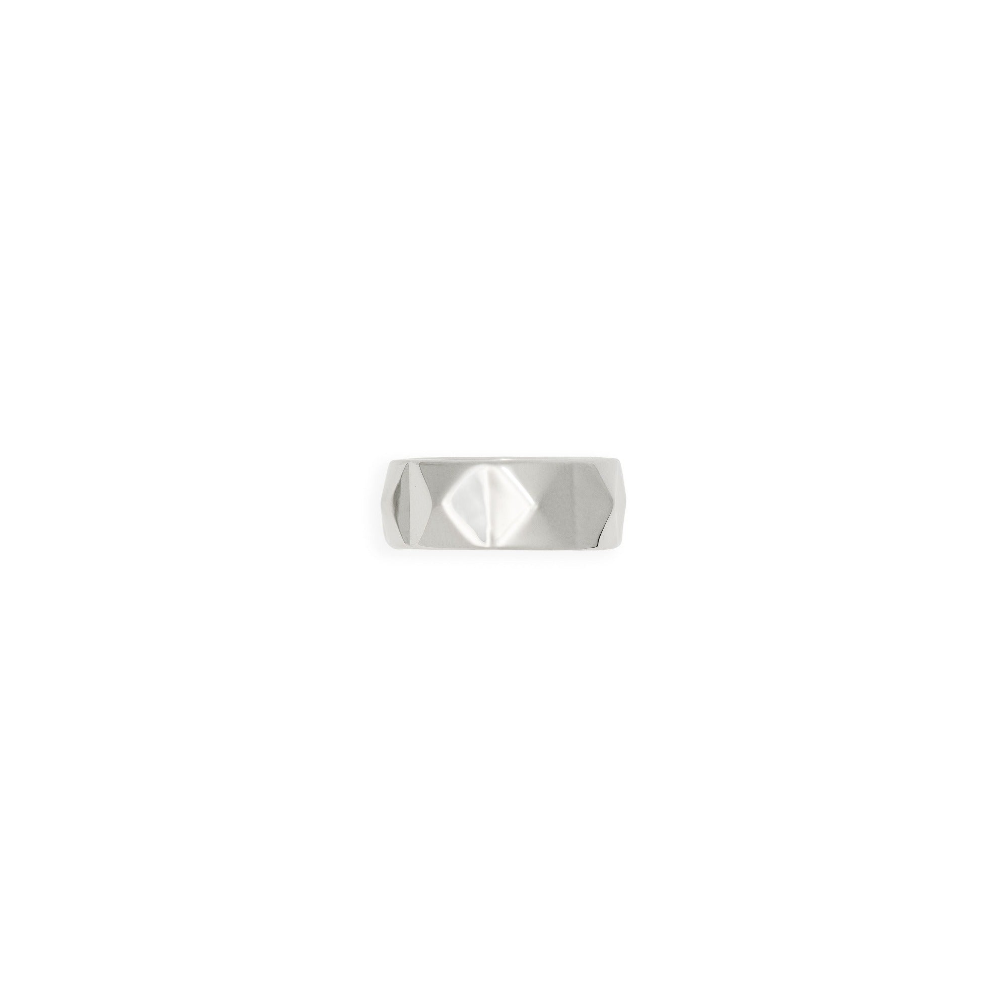 Pyramid Band Ring - Silver by Erin Fader Jewelry