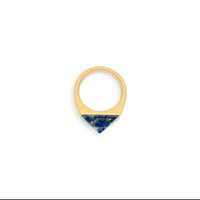 Pyramid Ring - Lapis Medium by Erin Fader Jewelry