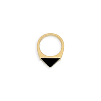 Pyramid Ring - Onyx Medium by Erin Fader Jewelry