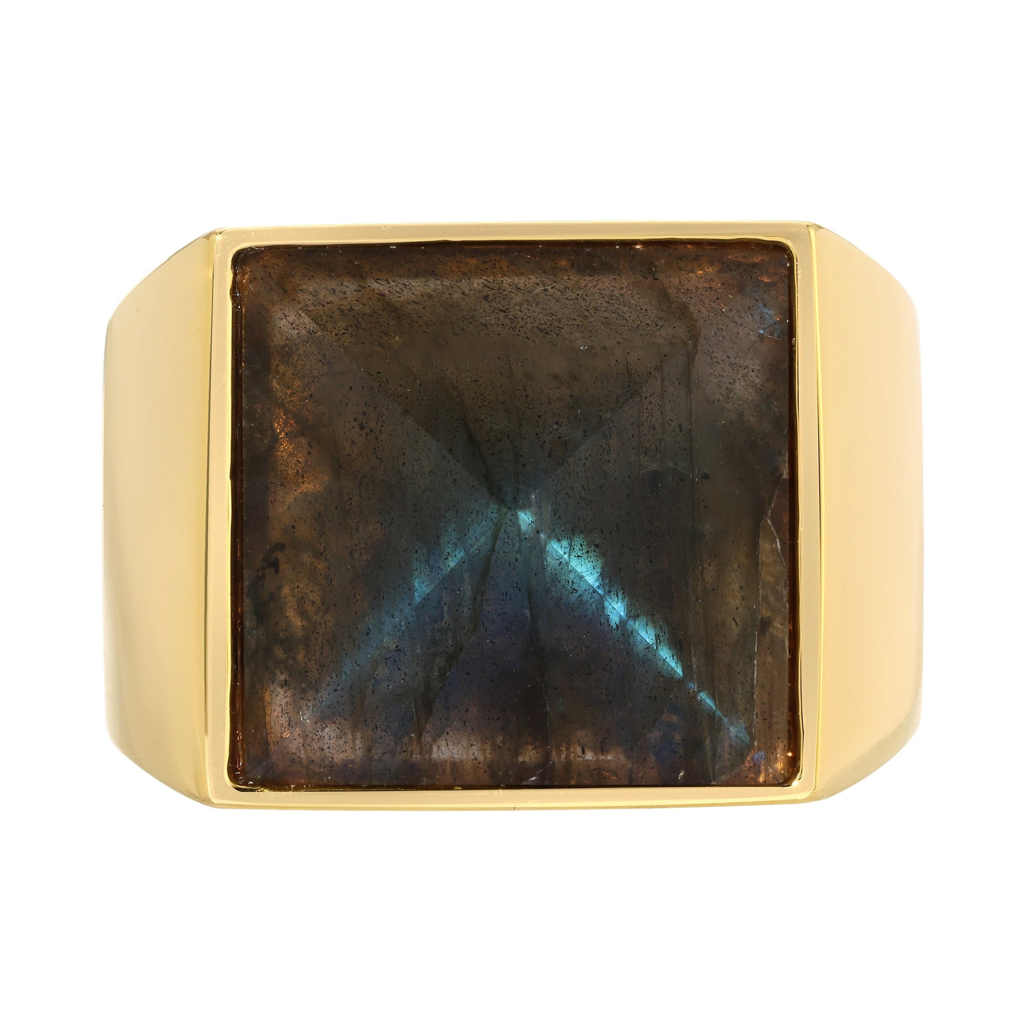 Pyramid Ring - Labradorite Medium by Erin Fader Jewelry