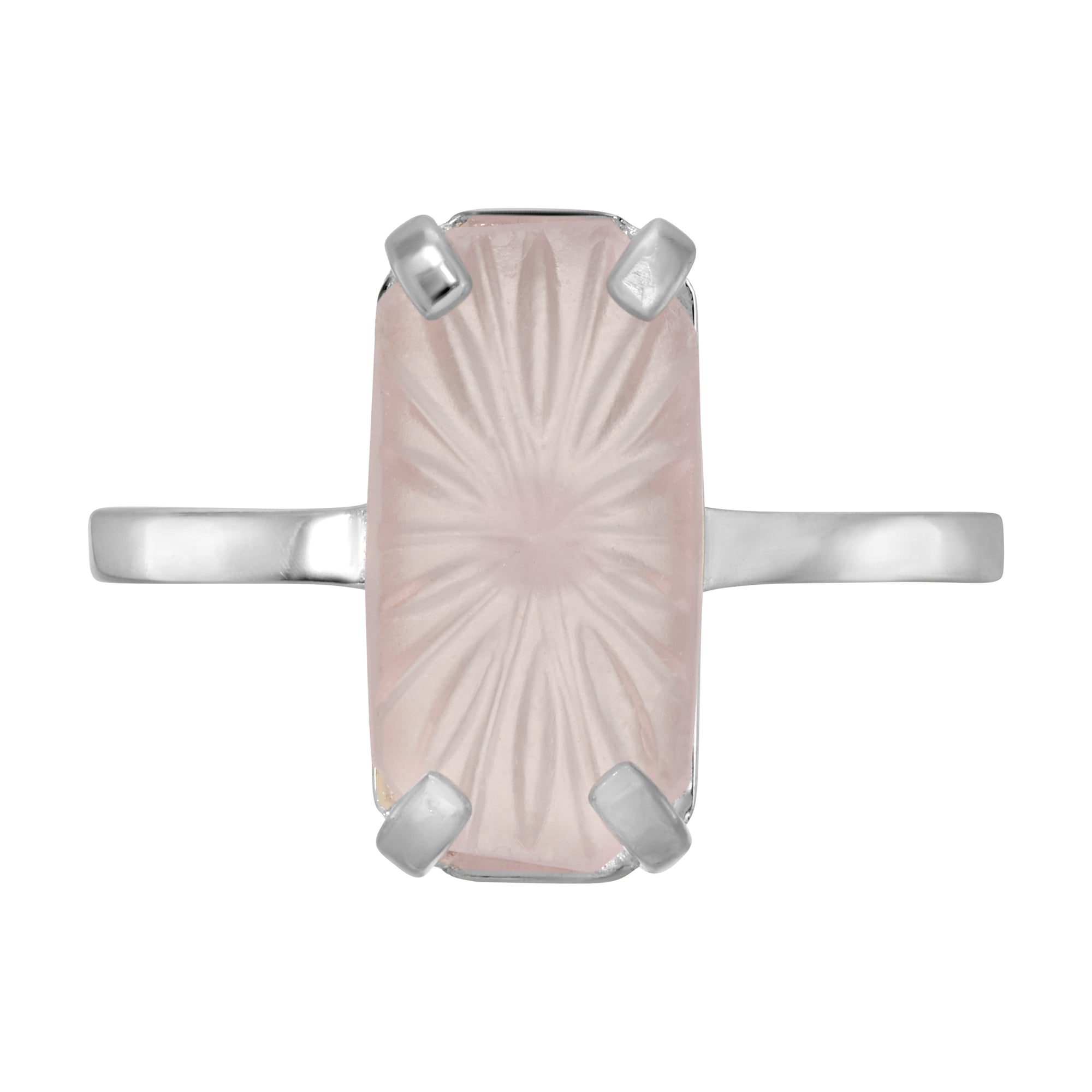 Deco Dreams Pink Vintage Ring - Sterling Silver by Erin Fader Jewelry