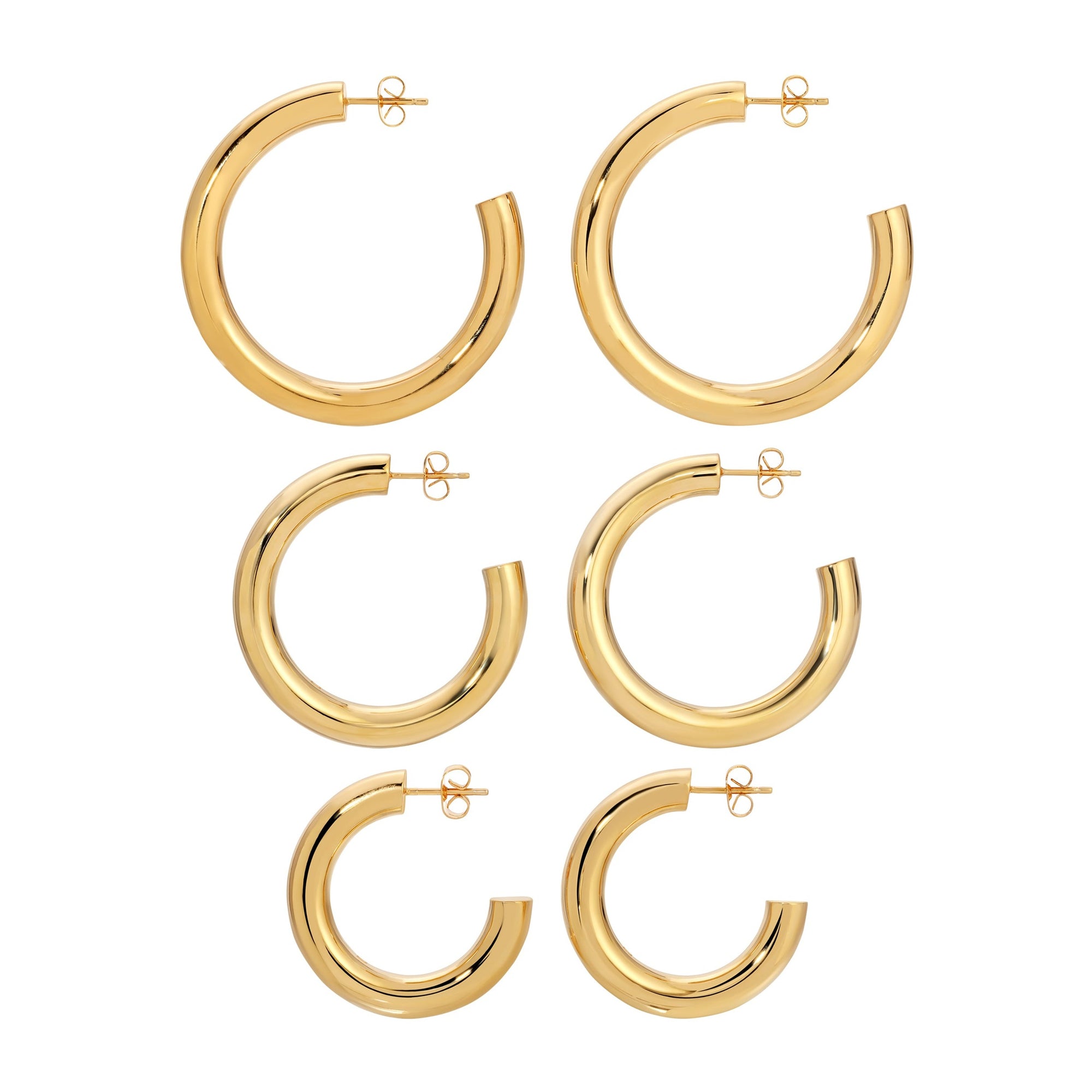 Essential Hoops - Gold by Erin Fader Jewelry