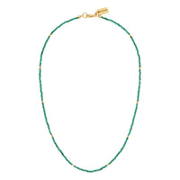 Green Onyx Gemstone Beaded Necklace by Erin Fader Jewelry