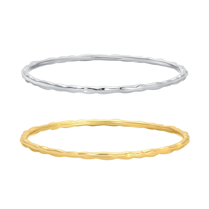 Hanna Mixed Metal Bangle Set by Erin Fader Jewelry