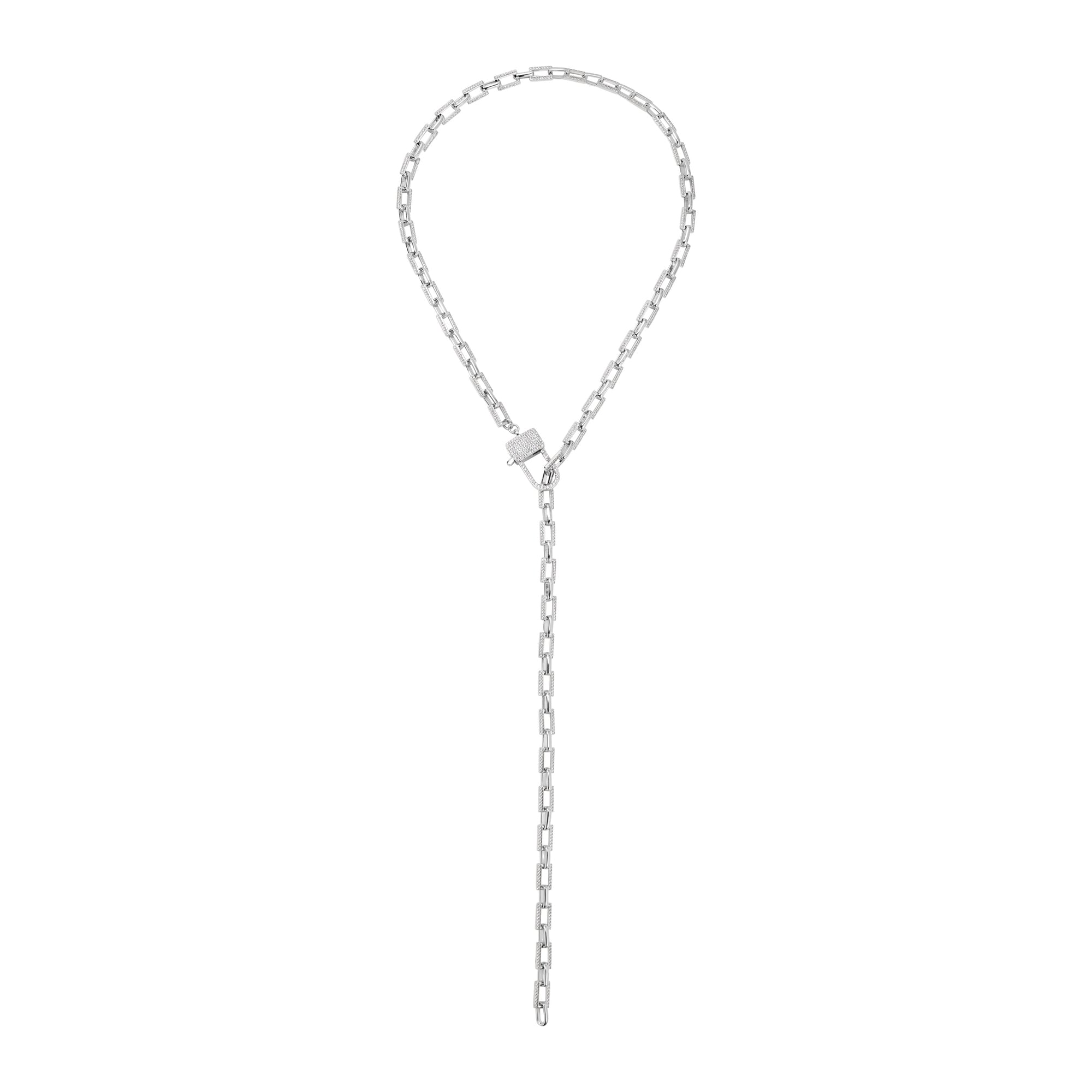 The Lariat Necklace - Silver by Erin Fader Jewelry