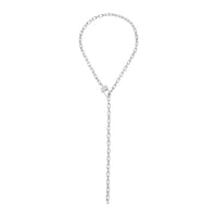 The Lariat Necklace - Silver by Erin Fader Jewelry