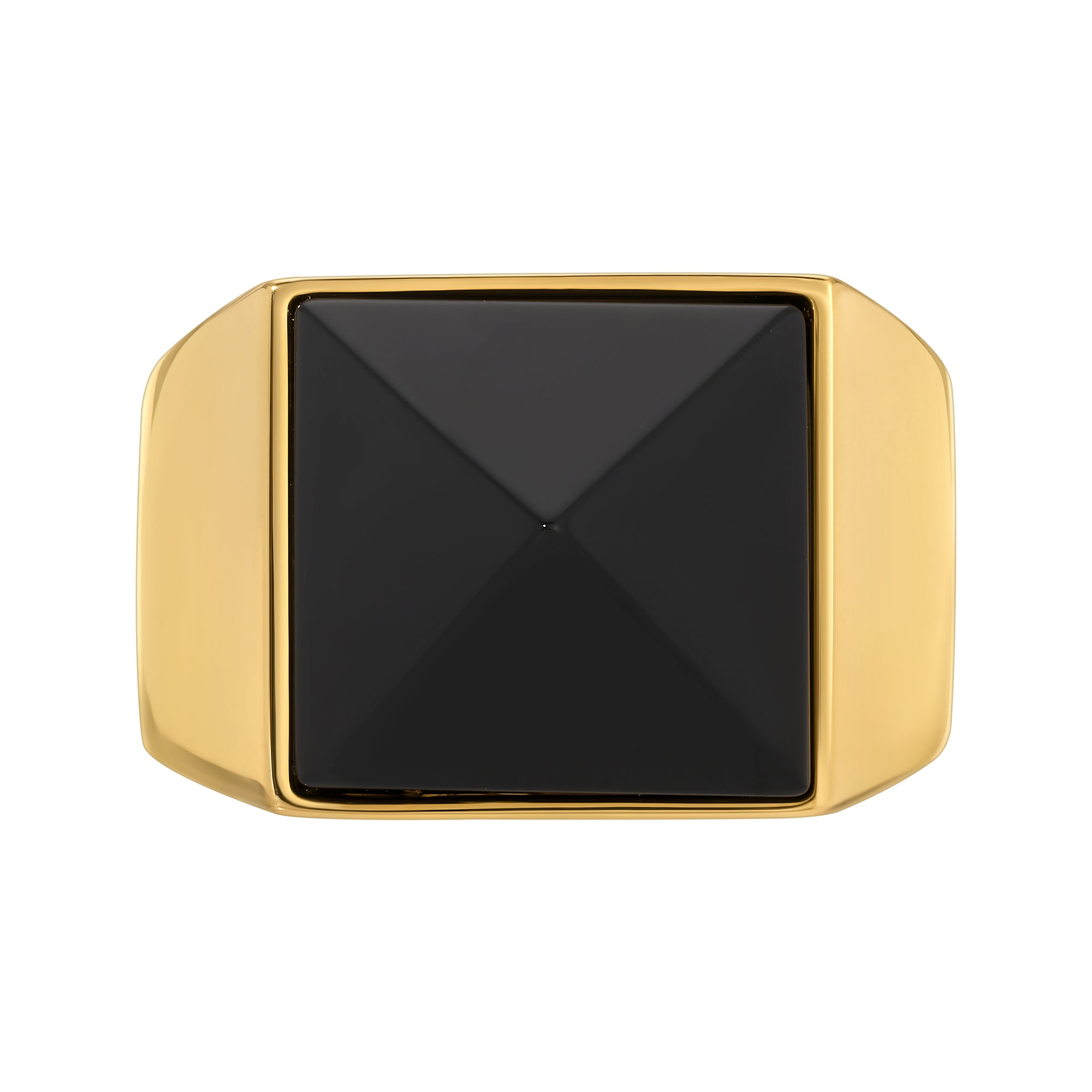 Pyramid Ring - Onyx Medium by Erin Fader Jewelry