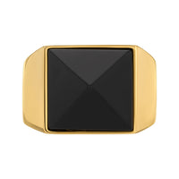 Pyramid Ring - Onyx Medium by Erin Fader Jewelry