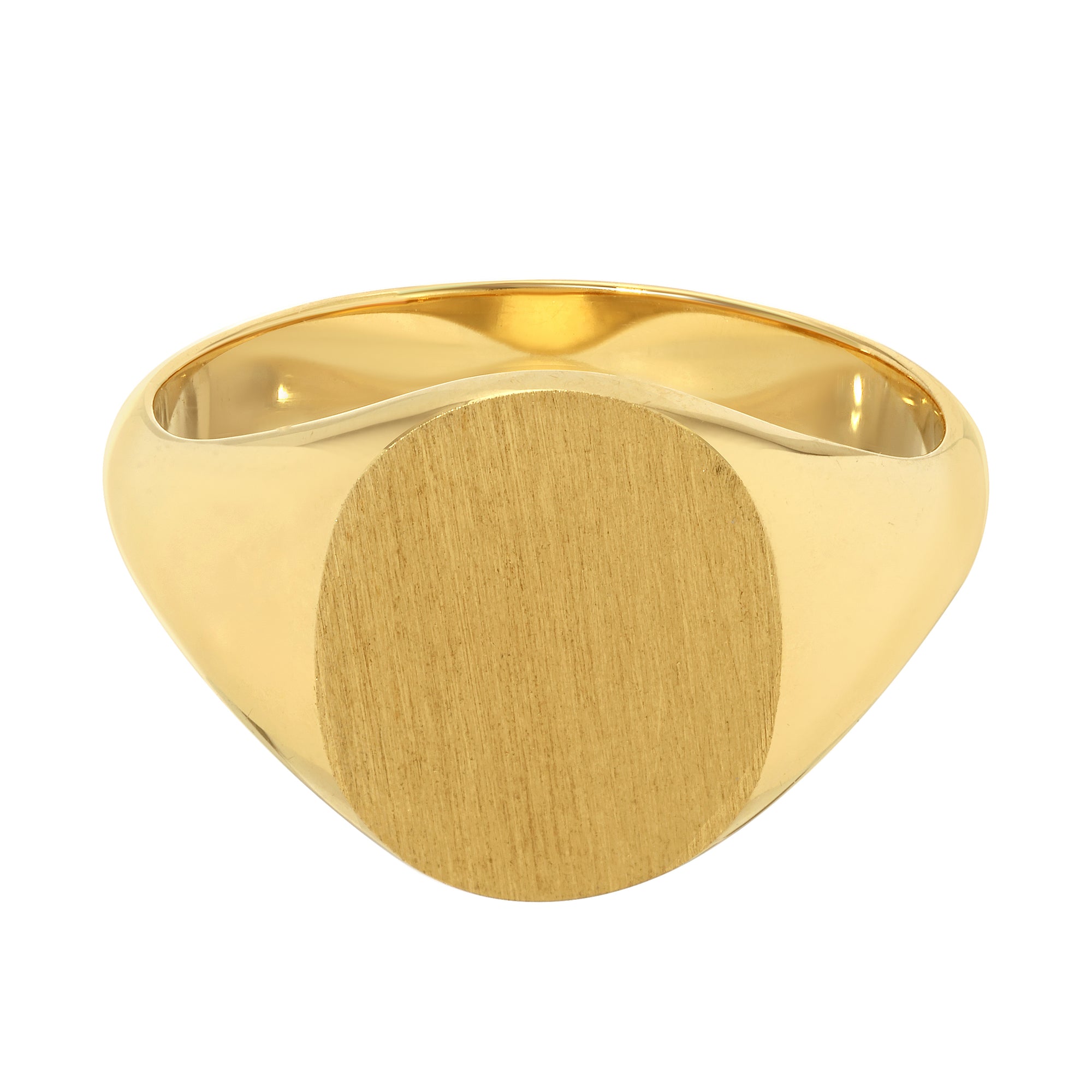 Bee's Knees 14k Yellow Gold Signet Ring from Erin Fader Jewelry 