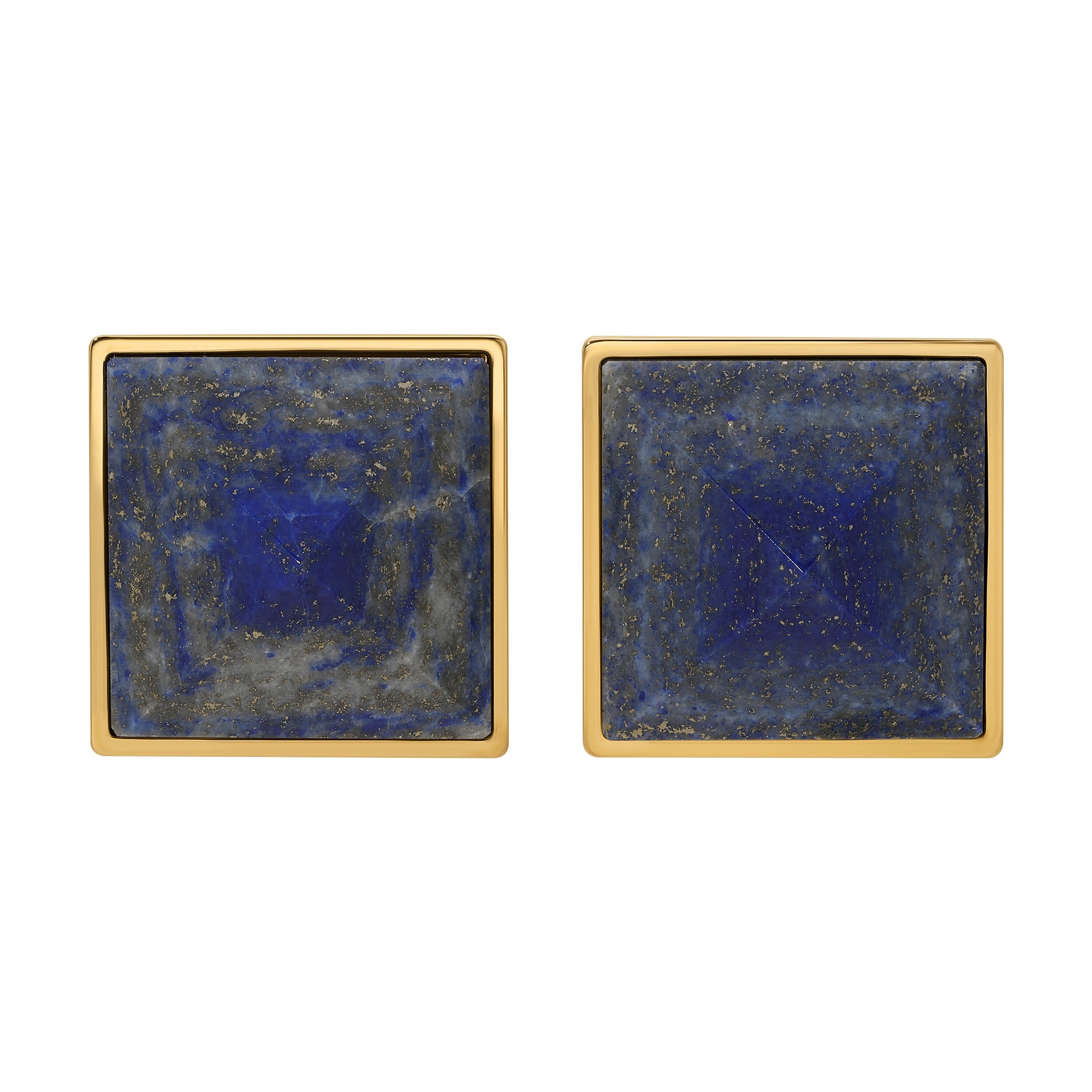 Pyramid Studs - Lapis Grande by Erin Fader Jewelry