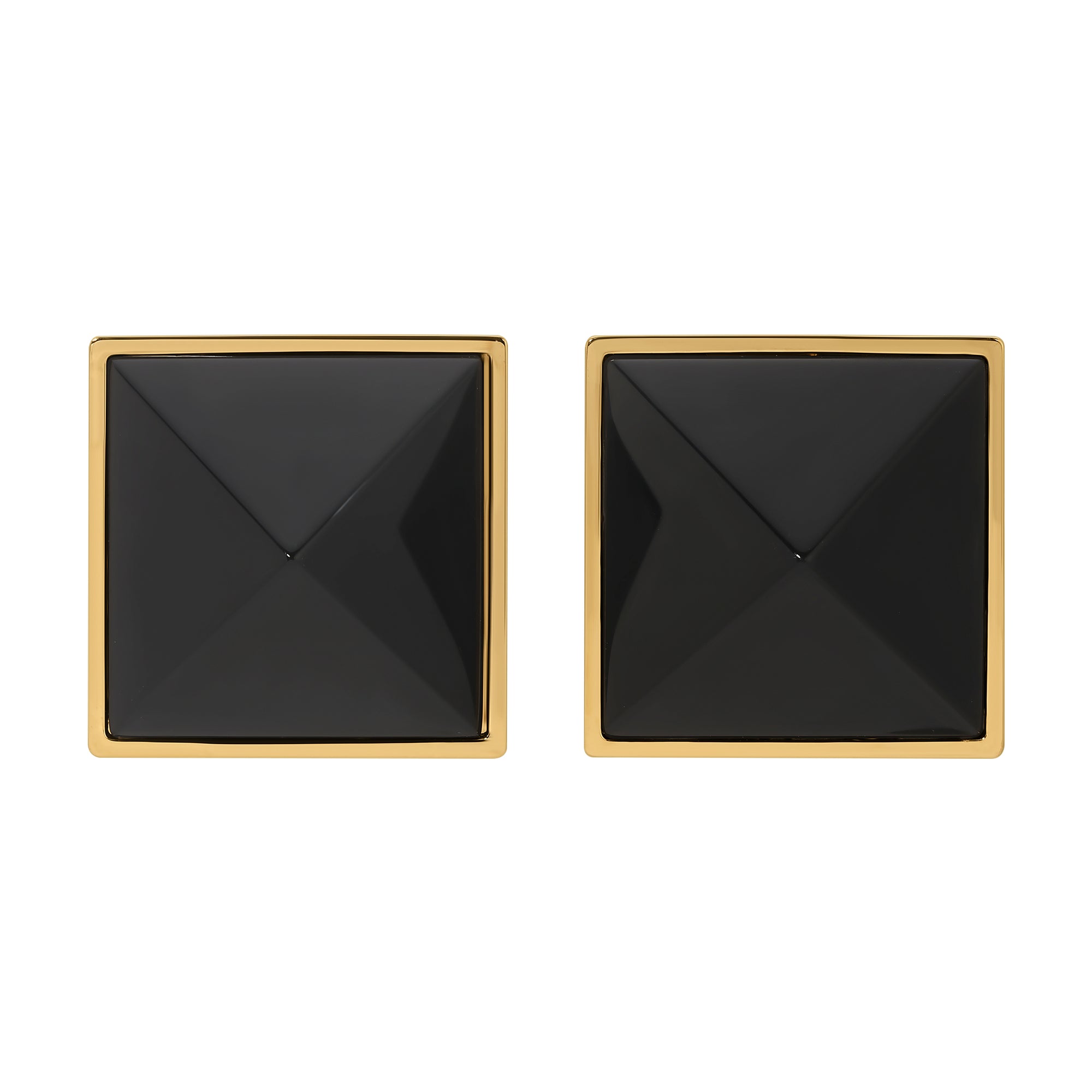 Pyramid Studs - Onyx Grande by Erin Fader Jewelry