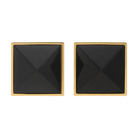 Pyramid Studs - Onyx Grande by Erin Fader Jewelry