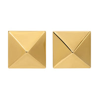 Pyramid Studs - Gold Grande by Erin Fader Jewelry