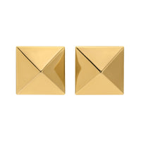 Pyramid Studs - Gold Medium by Erin Fader Jewelry