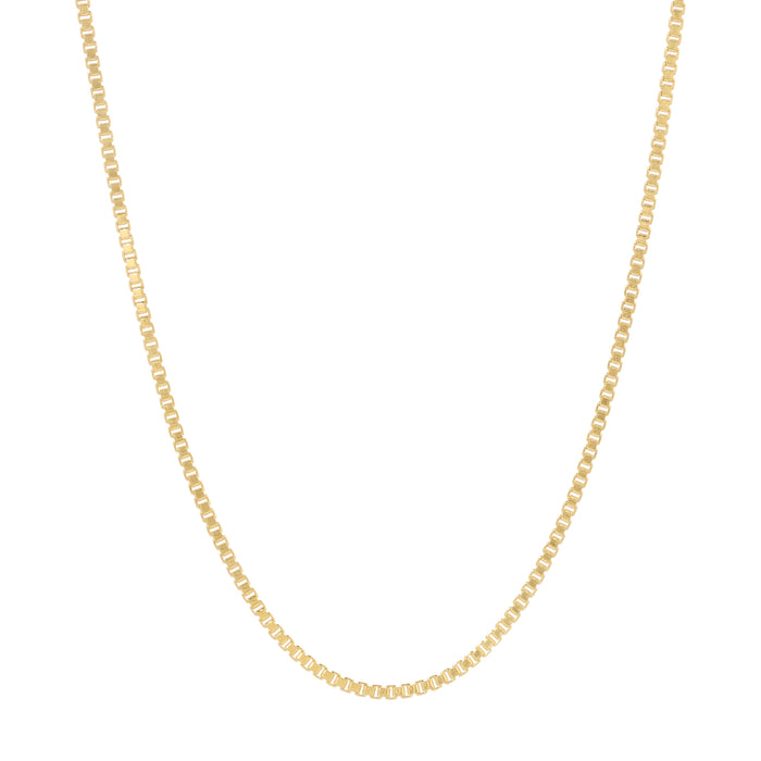 14K Gold Filled Box Chain Necklace from Erin Fader Jewelry 