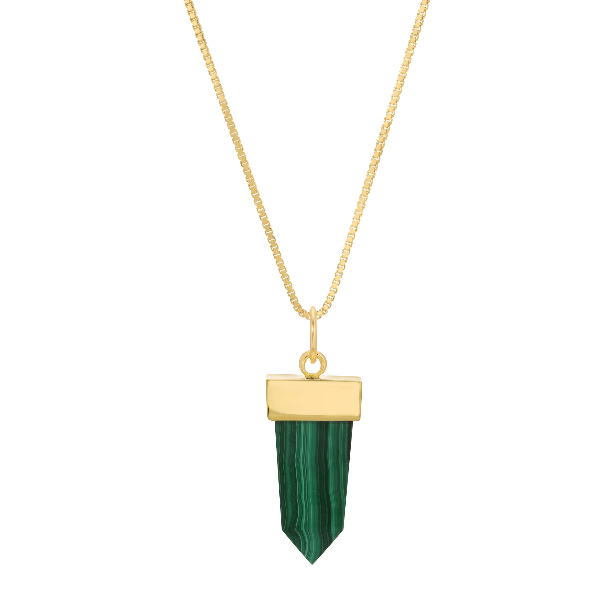 The Malachite Necklace by Erin Fader Jewelry