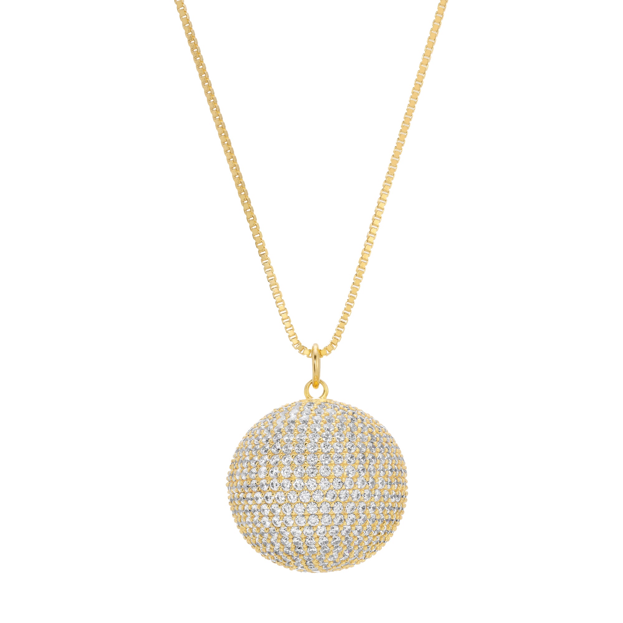 The Disco Ball Necklace - Grande by Erin Fader Jewelry