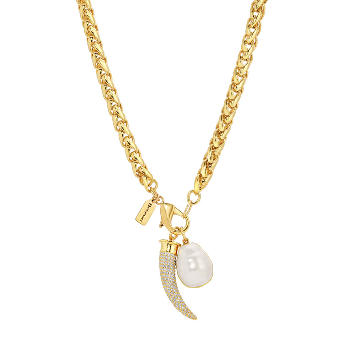 What a Pearl Wants Necklace - White by Erin Fader Jewelry
