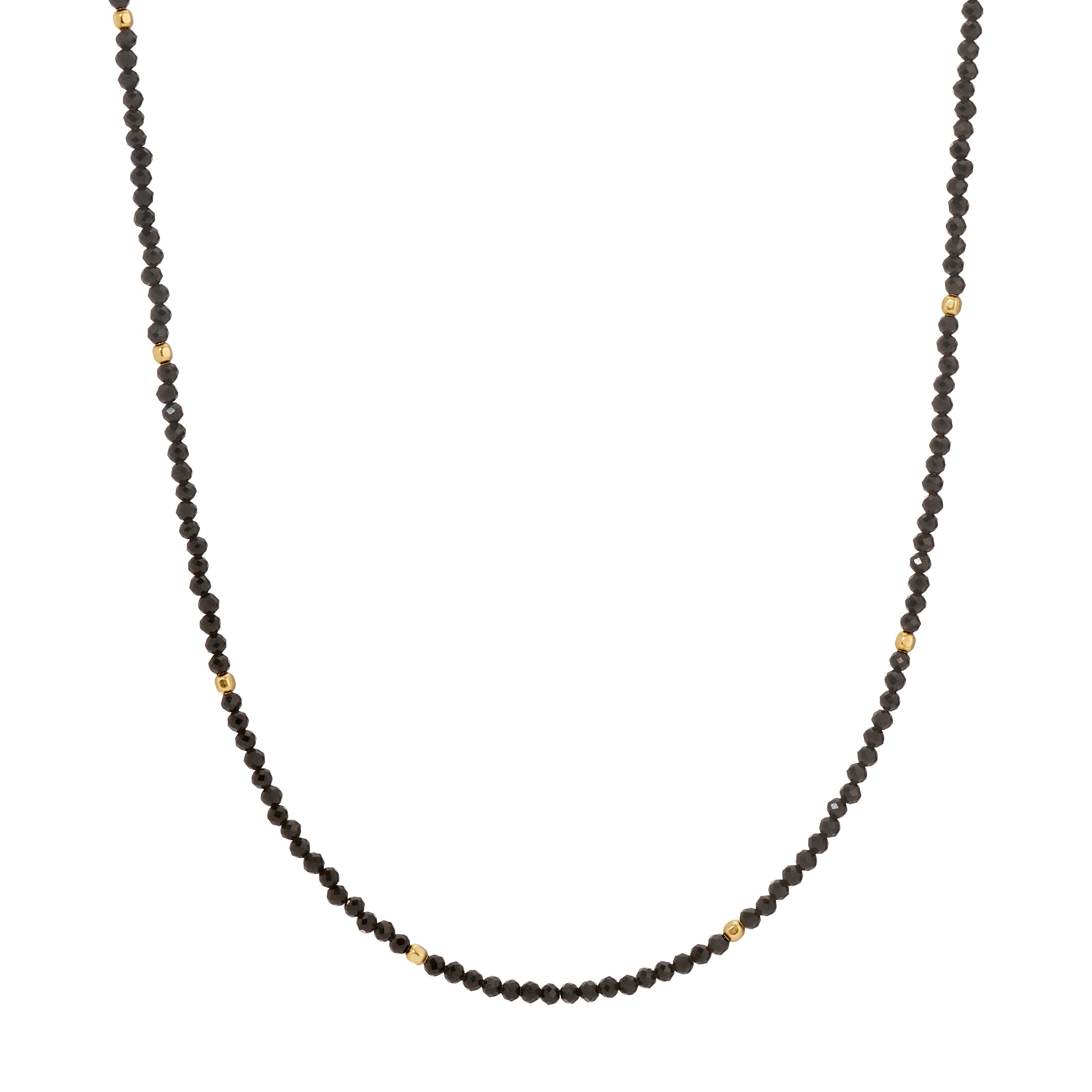 Onyx Gemstone Beaded Choker by Erin Fader Jewelry